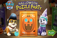 Paw Patrol: Cadılar Bayramı Bulmaca Partisi
